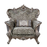 Elozzol Fabric & Antique Bronze Finish Sofa Model LV00301 By ACME Furniture